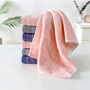 

2Pcs Thickening Cotton Towel Bath Mat Adult Wash Big Face Towel Water Absorption Increase Washcloth 34x76cm Beach Towels