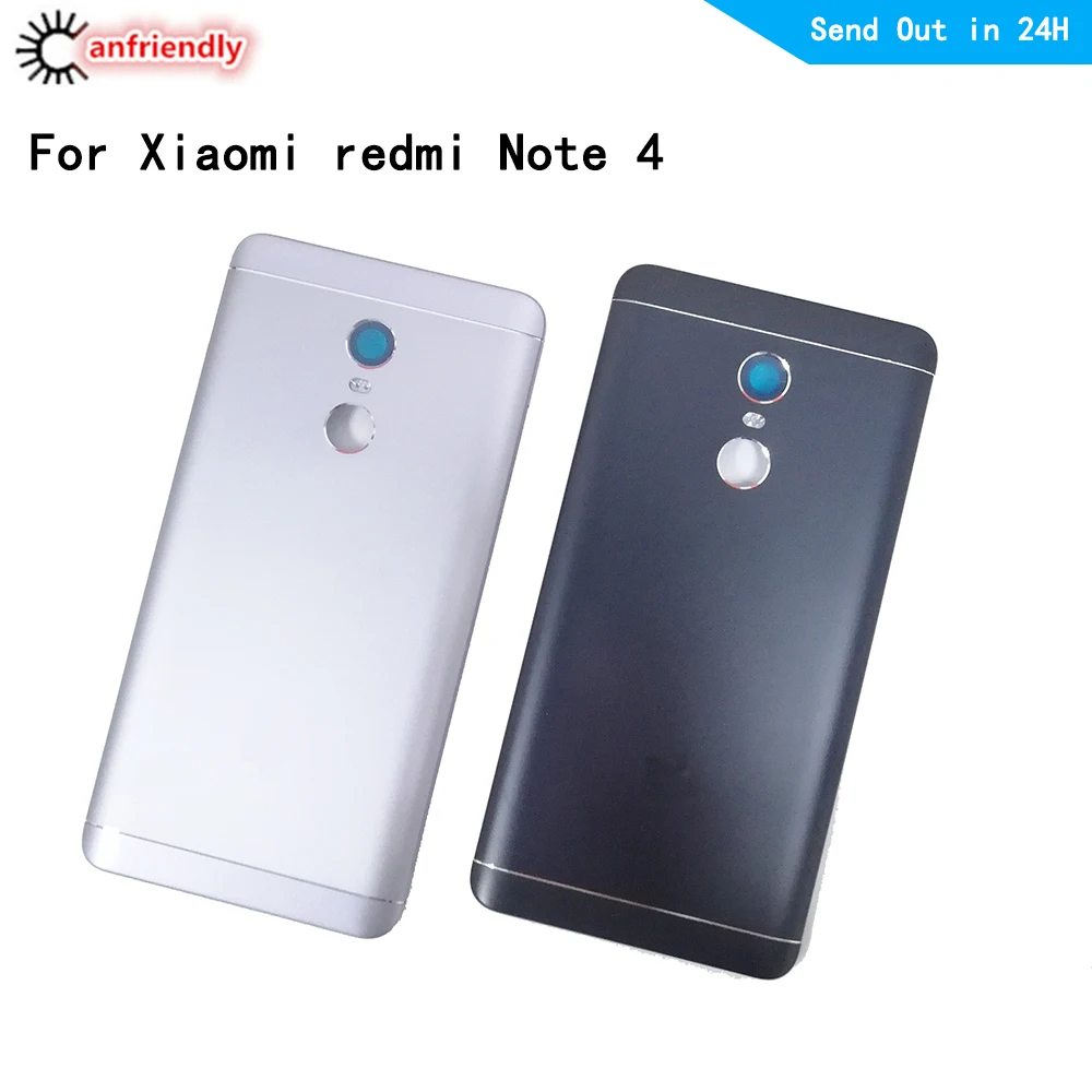 

battery cover For Xiaomi Redmi Note 4 Note4 Back Glass Battery Cover Rear Door Housing Case Back Cover For Xiaomi Redmi Note 4