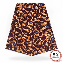 Анкара африканская ткань 12 ярдов Хлопок Нигерия стиль шитье Африканский Воск Печать Ткань Гана для свадебная одежда платье 91802