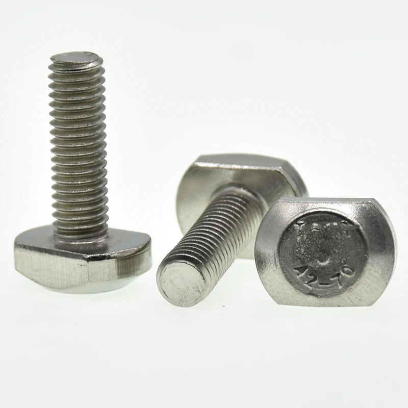 M5 M6 M8 M10 stainless steel T Shape Punch Milling Machine Screw Threaded Rod Clamping Cap Bolt for T Slot T head bolts|Bolts| - AliExpress