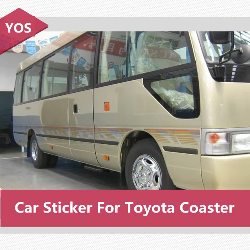 Автомобильная Наклейка для Toyota Coaster Body внешняя декоративная наклейка Coaster дверная Автомобильная боковая наклейка модификация продукта