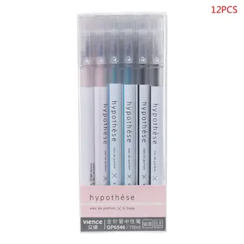 

12pcs/set Cute Gel Pens Ballpoint Pen Fresh Kawaii Ballpoint School Stationery Office Supply 0.5mm Q6PA