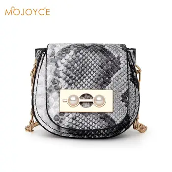 

Snake Print Crossbody Handbag Women Leather Small Shoulder Messenger Bag Wild Girls Snake Print Shoulder Messenger Bag