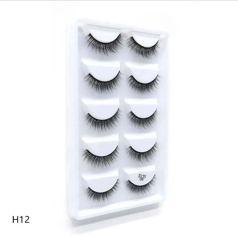 

3D Eyelashes Hand made Reusable Natural Long Eyelashes 3D Mink Lashes Soft Dramatic Eye Lashes For Makeup Maquiagem