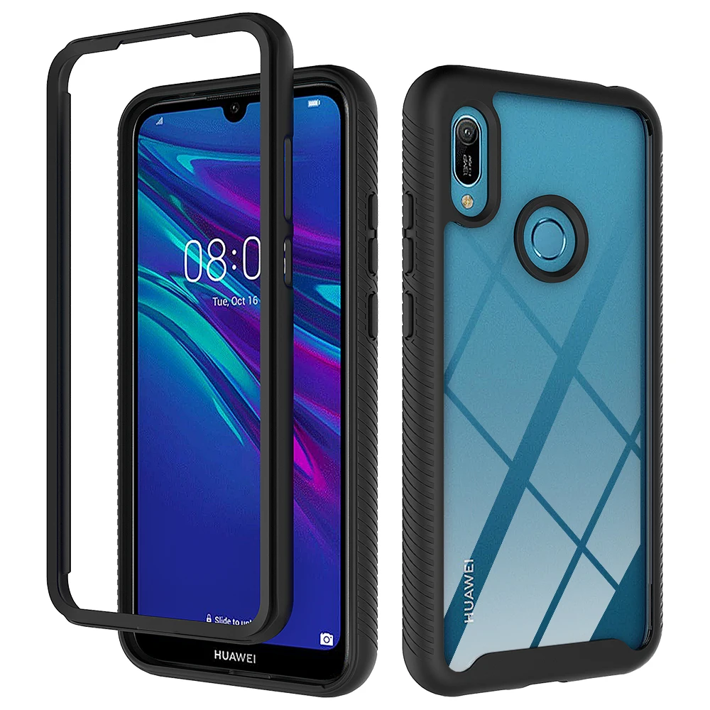 Чехол-Бампер для Huawei Y9 Y6 P Smart 2021 Y5P Y6P Y8P 2020 Prime Y7 Y7P Y8S 2019 противоударный прозрачный |