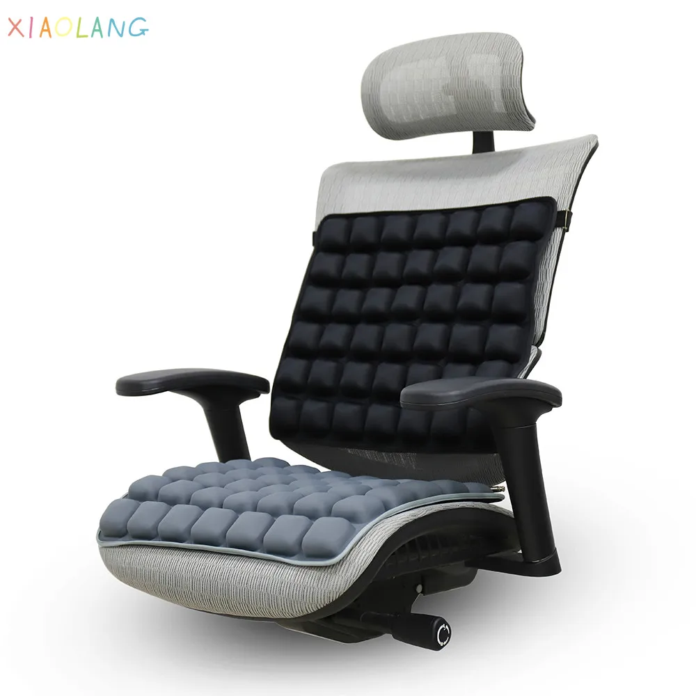 

1pc Seat Cushion Back Cushion 3D Soft Breathable Airbag Relaxation Decompression Massage Pad Pillow for Home Office Car Chair
