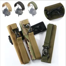 Модульный чехол для уличной гарнитуры Molle, головная повязка для обычных тактических наушников, чехол для наушников с микрофоном для охоты и стрельбы Модульный чехол для уличной гарнитуры Molle, головная повязка для обычных тактических наушников, чехол для наушников с микрофоном для охоты и стрельбы