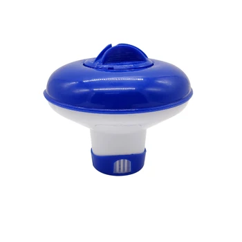 

Cleaning Tool Blue Tablet Dispenser Swimming Pool Retractable Bottom Accessories Chemical Floater Equipment Disinfection 5 Inch
