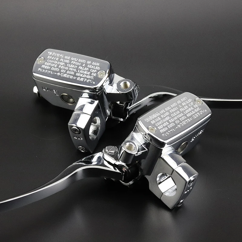 

Accessories Clutch Motorcycle Levers Replacement Parts 25mm Handlebar 1 pair Master Silver Hot Sale