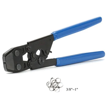 

Pipe Crimping Pliers Pipe Stainless Steel Tool Manual Pressure Clamp Car Ball Cage Clamp for Workshop Machine Models Repairing