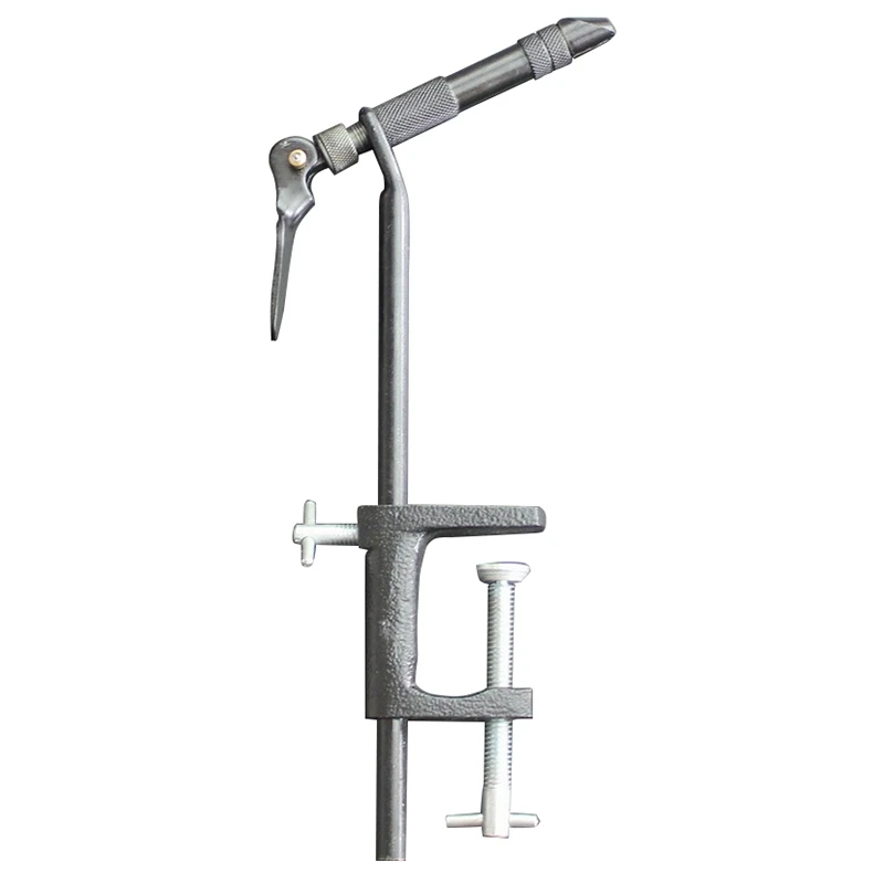 

26Cm Rotary Stainless Steel Fly Tying Vice Tool C-Clamp Vise for Fly Tying Fishing Beginner
