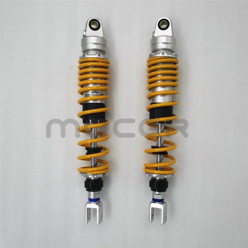

1pair new 320MM 340MM 345MM 355MM 375MM Motorcycle rear shock absorber for Fuxi JOG PCX155 125 X-MAX300 Gto Wave RS RX100 black
