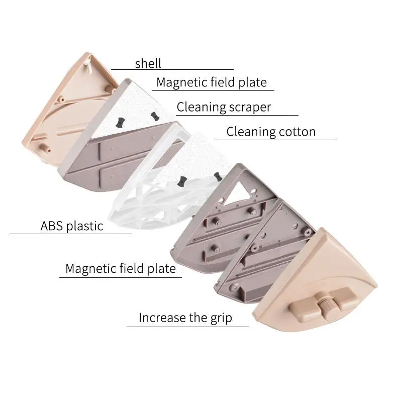  Adjustable Magnetic Glass Cleaning Brush For Washing Windows Aquarium Glass Magnet Wiper Cleaner Br