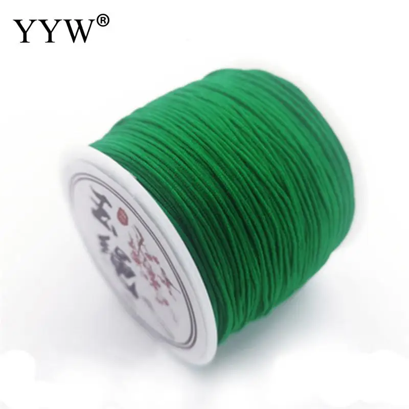 

50m/Spool High Quality Polyamide Cord 0.80mm Bracelet Braided String Beading Craft DIY Jewelry Cord Thread Jewelry Making