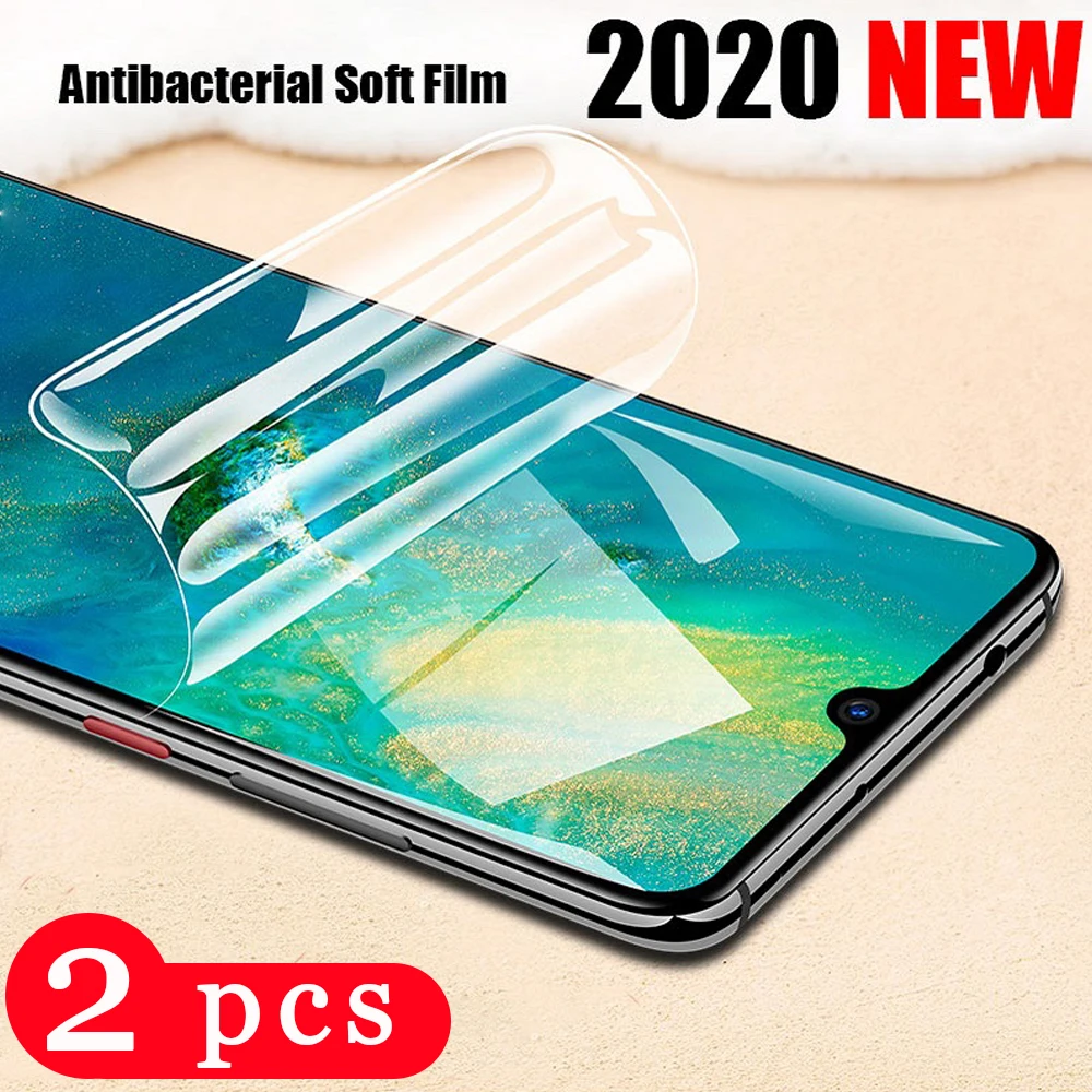 2 шт. Гидрогелевая защитная пленка 9D для huawei mate 30 20 pro 20x10 lite | Мобильные телефоны и