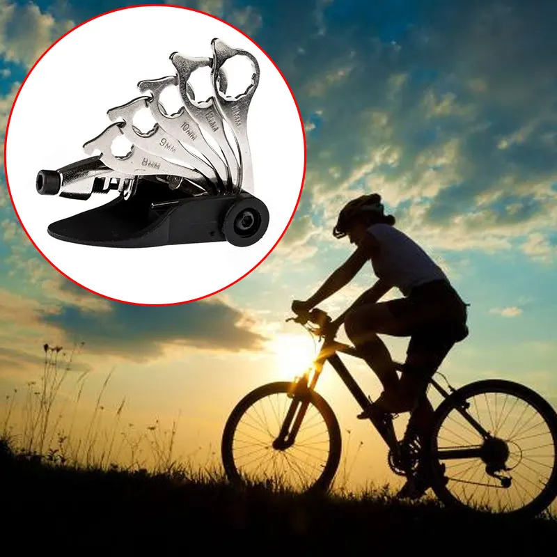 cheap Durable and Fully Functional Bicycle Repair Tools Bike Pocket Multi Function Folding Tool High Quality 15 in 1 Bicycle Repair