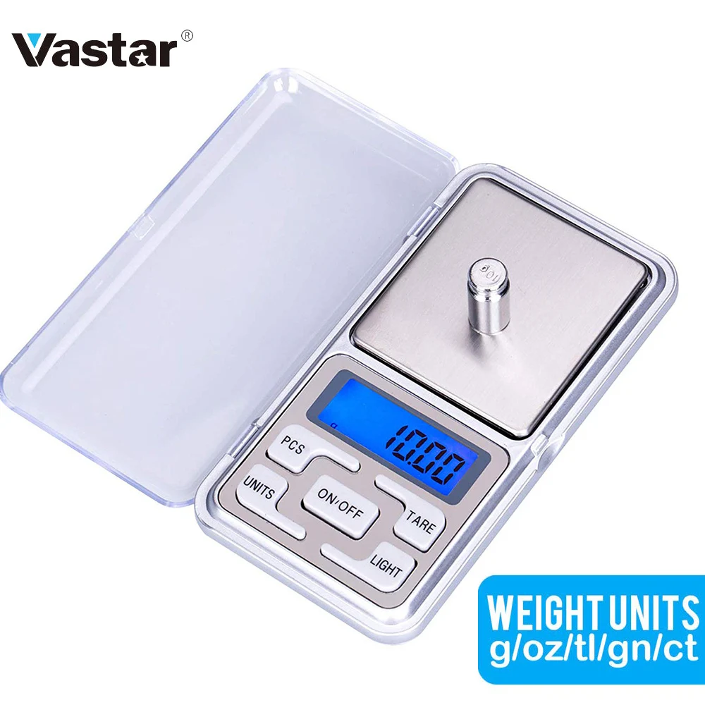 0.01-200/500g Digital LCD Electronic Balance Jewelry Food Weight Precision Scale 