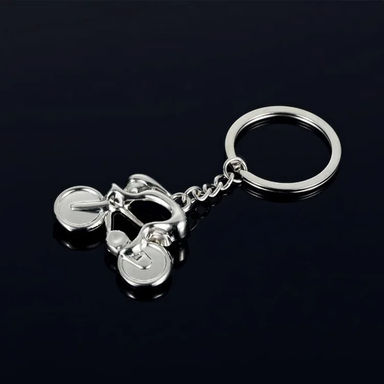 В настоящее время доступны оптом металлический велосипедный брелок креативный горный брелок с велосипедом-напечатанный логотип настраиваемый