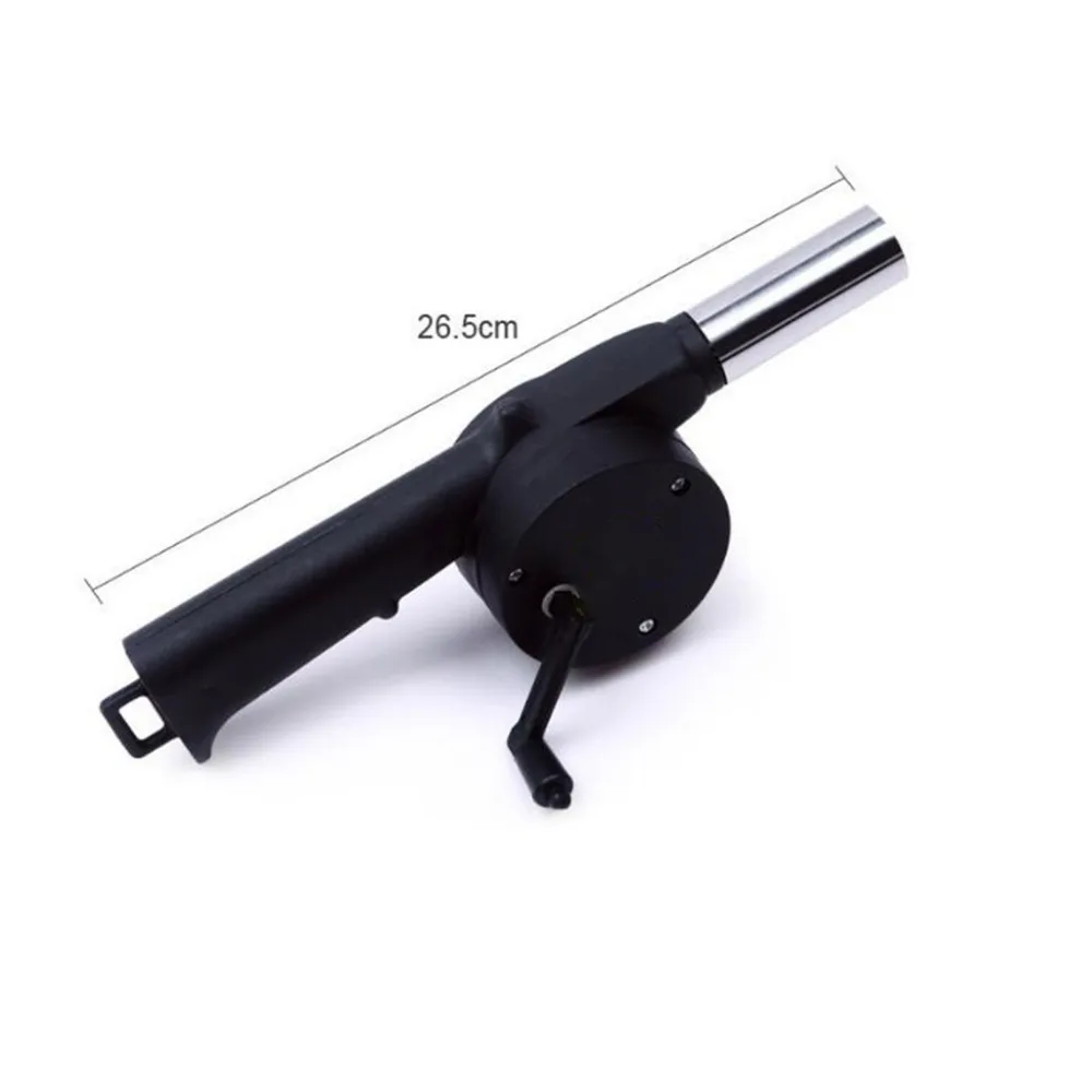 NEW Hand Cranked Air Fan Air Blower Bellow for BBQ Barbecue Camping Picnic Fire Pit Starter Outdoor Cooking Tool