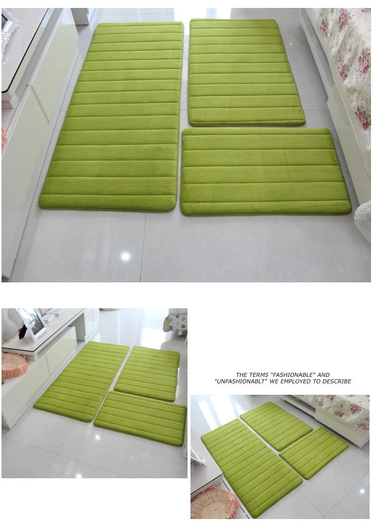 3 шт./компл. Memory Foam коврик для ванной коврик, современный напольный анти-на плюшевой подкладке, Ванная комната ковры коврики, ковер, Ванная комната, туалет коврик, коврик alfombras