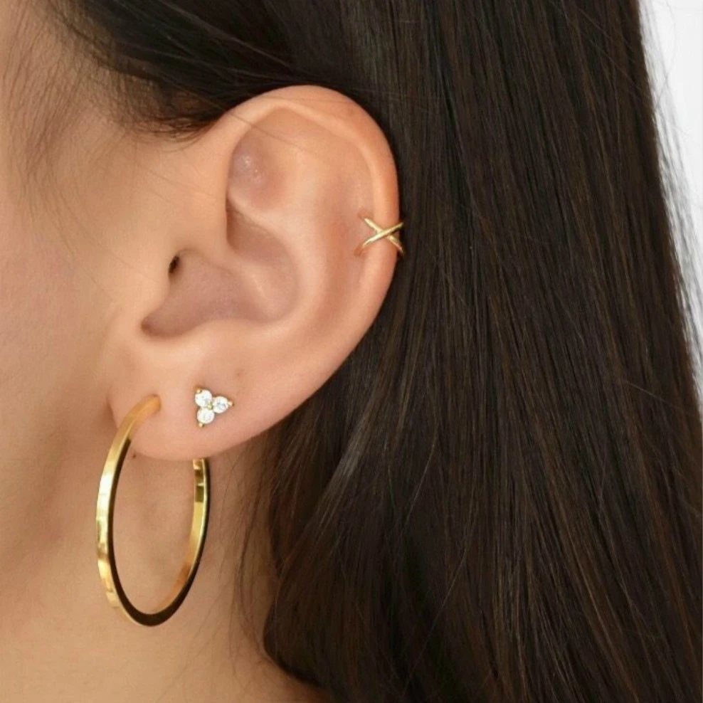 

New Fashion Punk Jewelry Earrings Personality Popular Women's Earrings Aretes Hoop Earrings Oorbellen Set Ear Rings