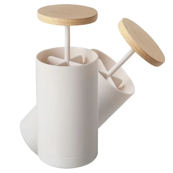 

Hand Pressure Cotton Swab Simple Toothpick Tube Storage Box Cotton Swab Storage Box