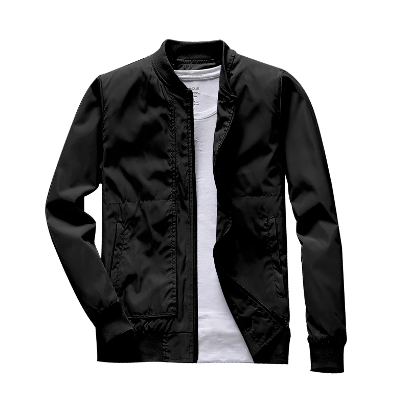Новинка, модная мужская кожаная куртка, хит, цветная уличная одежда для мальчиков, бейсбольные куртки, мужское толстое пальто с буквенным принтом, Повседневная Куртка Jaqueta Masculina - Цвет: FK063 black