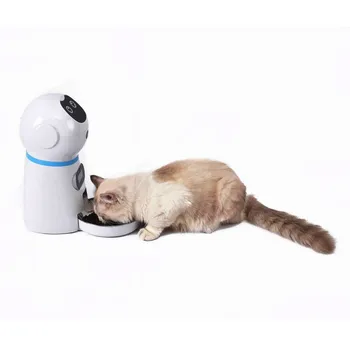 

New Smart Food Dispenser With Quantify Control And Timer Automatic Pet Feeder Record Pets food Bowl For Medium Small Dog.