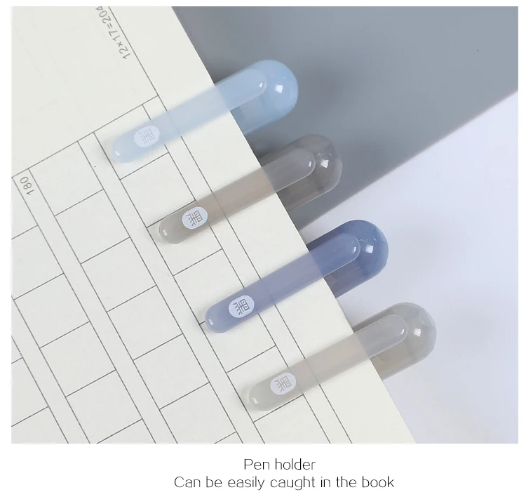 1pc 0.38mm Simple frosted neutral pen Translucent Study gel pen black ink pen kawaii stationary pens