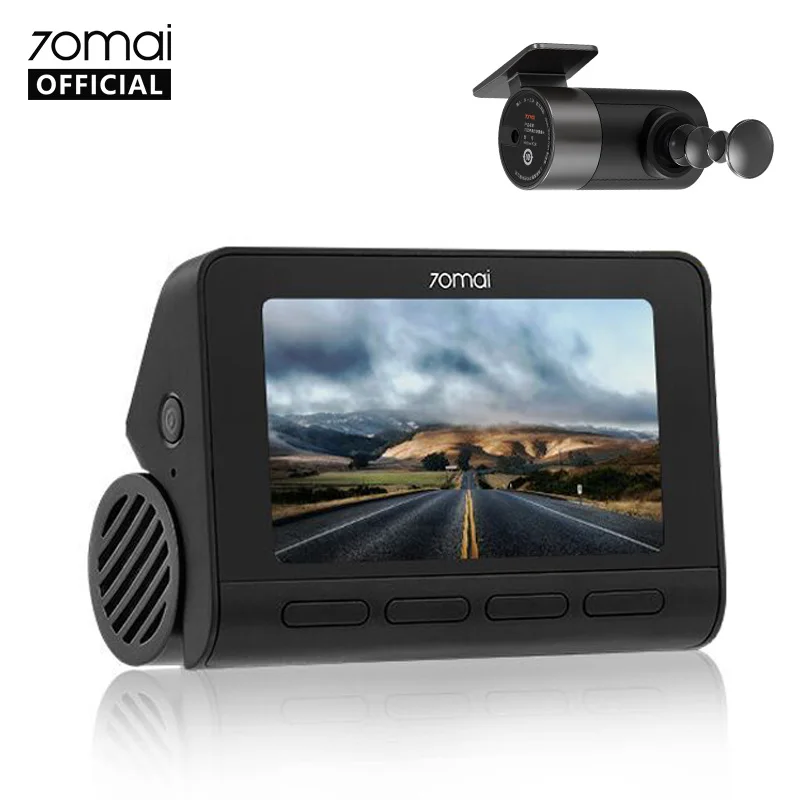 Новейшая модель 70mai Smart Dash Cam 4K A800 Встроенный GPS ADAS Real 4K UHD Cinema-качественное изображение 24H Parking Monitior SONY IMX415 140FOV с АлиЭкспресс 