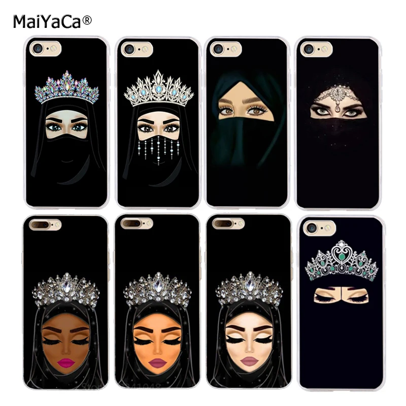 Мягкий прозрачный чехол для телефона 11 pro max мусульманских девушек iphone 5s se 6 6s 7 8 plus