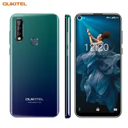 OUKITEL C17 Pro 6,35 дюймэкран с глухим отверстием для мобильного телефона Android 9,0 MTK6763 Восьмиядерный 4G + 64GB двойной 4G LTE Тройная камера смартфон