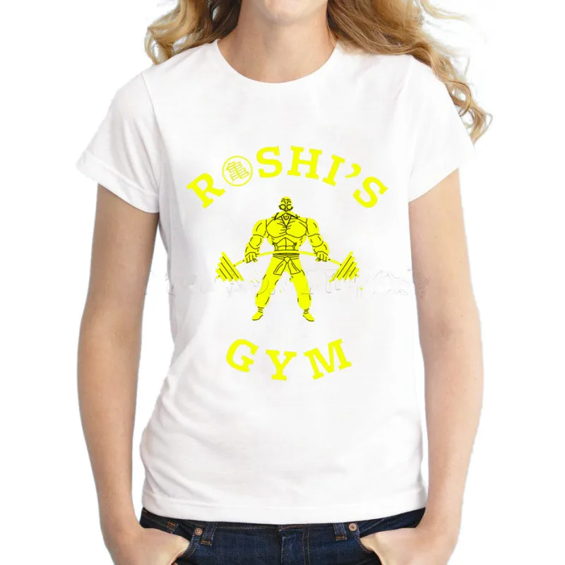 New-fashion-Women-s-Son-Goku-vs-Krillin-design-cartoon-Printed-T-shirt-super-saiyan-lady