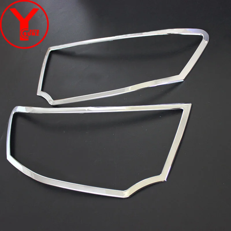 Головной светильник s крышка для mitsubishi montero sport pajero 2012 2013 2014 ABS хромированный
