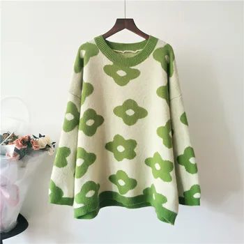 

Autumn Winter Women Puller 2020 Casual Long Sleeve Slim And Regular Sweater Korean Female Knitted Jumpers Tops Female Clothes