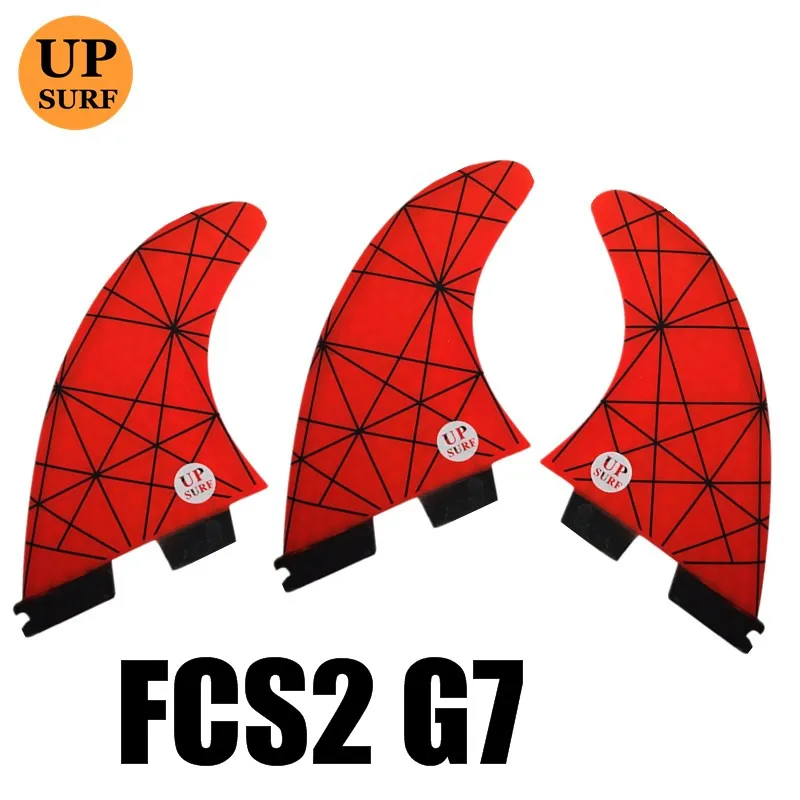 Surf Fin G5/G7 FCS2 плавники светильник синий/желтый/красный FCS II стекловолокно дизайн - Цвет: G7 red