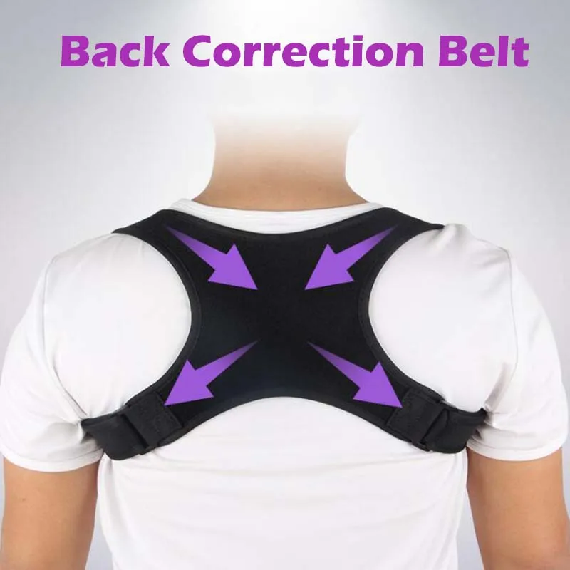 

Adjustable Back Protector Belt Aligner Posture Aligner Back Shoulder Lumbar Support with Posture Correction To Prevent Strained