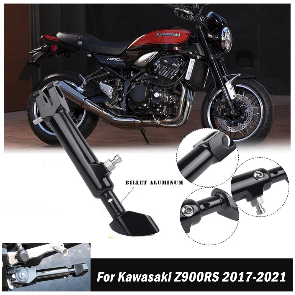 Z900 RS Motorcycle Accessories Aluminum Adjustable Kickstand Side Stand