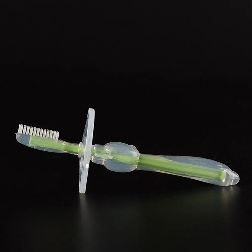 1 шт. детская стоматологическая уход за полостью рта мягкая силиконовая кисть учебная зубная щетка инструмент для детей зубная щетка детские товары