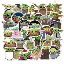 Cheap 10/30/50pcs Cartoon The Mandalorian Baby Yoda Star Wars Stickers Waterproof PVC Skateboard Luggage Motorcycle Kids Toys Sticker Cheap 10/30/50pcs Cartoon The Mandalorian Baby Yoda Star Wars Stickers Waterproof PVC Skateboard Luggage Motorcycle Kids Toys Sticker