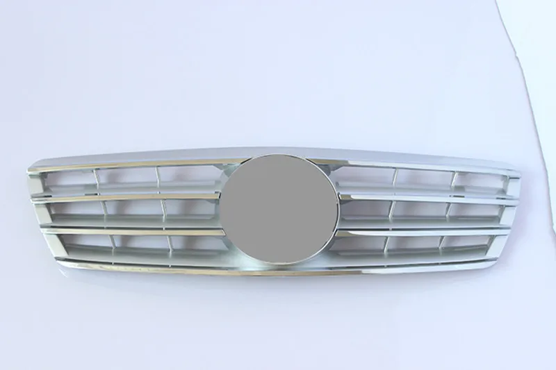 Для C Class W203 2000-2006 C63 Черная передняя сетчатая решетка гриль подходит для W203 ABS гоночные решетки Repalcement оригинальные решетки