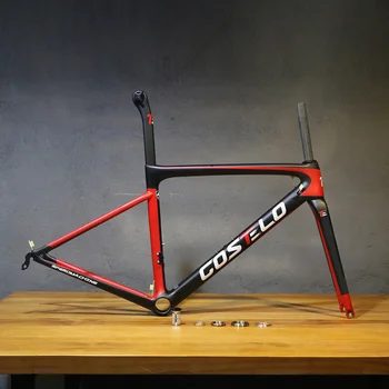 

2018 Costelo Speedmachine 3.0 ultra light 790g carbon fiber road bike frame cheap frame