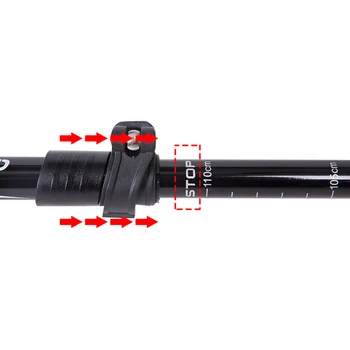 

Foldable Trekking Pole Safety lock Walking Mountain climbing Long/Short