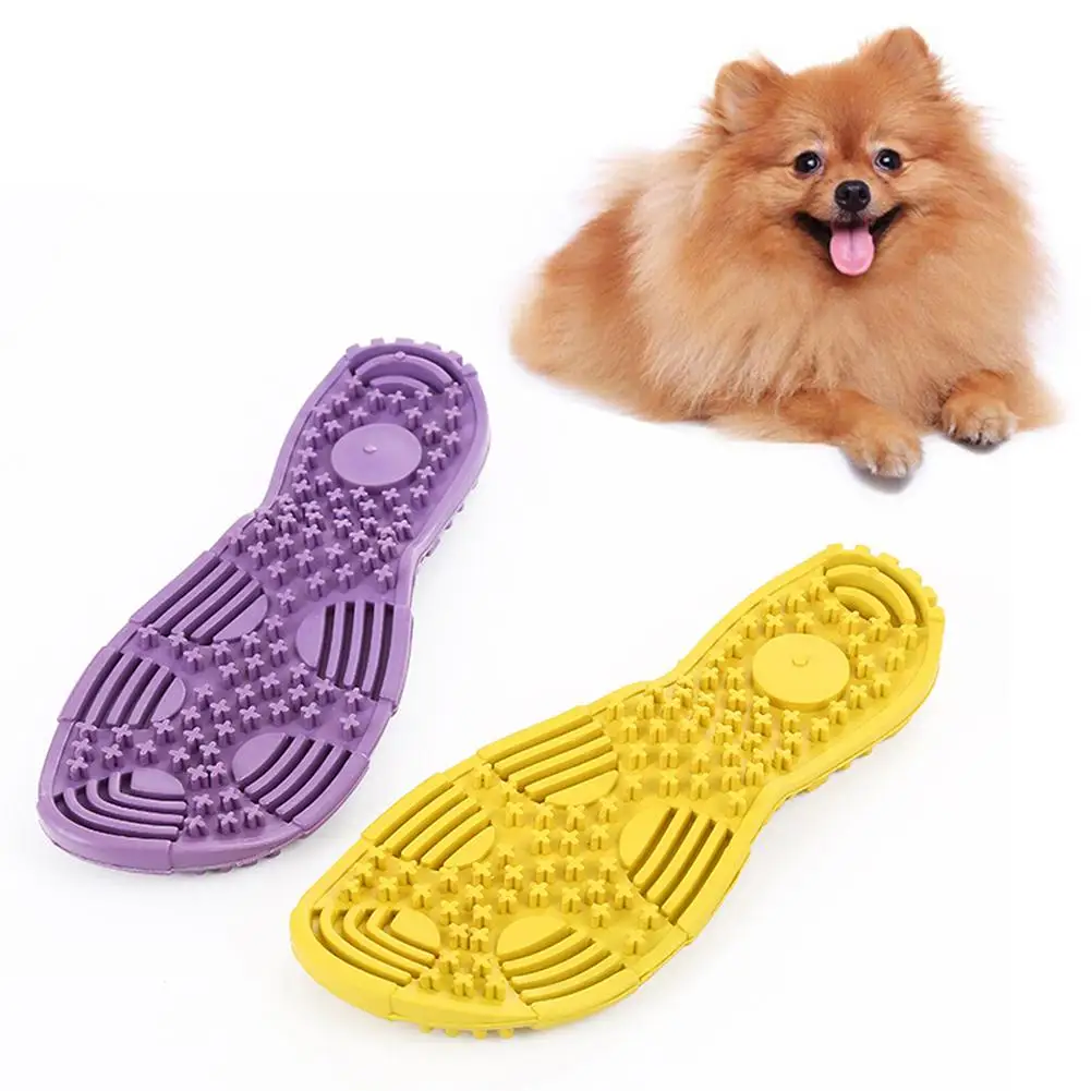 Pet Dog Puppy тапочка форма молярный укус-стойкий обучение интерактивные жевательные игрушки