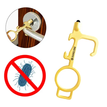

Anti Touch Door Opener Tool Multifunctional No Touch Door Opener Hand Tool Serves As Bottle Opener And Stylus Pad Beer Trigger
