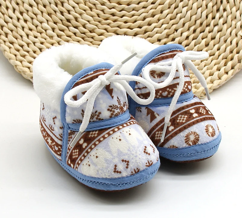 

0-12 Months Infant Snow Baby Girl Boots Warm Winter Toddler Shoes Little Girl Shoes Newborn Baby Boots Boy