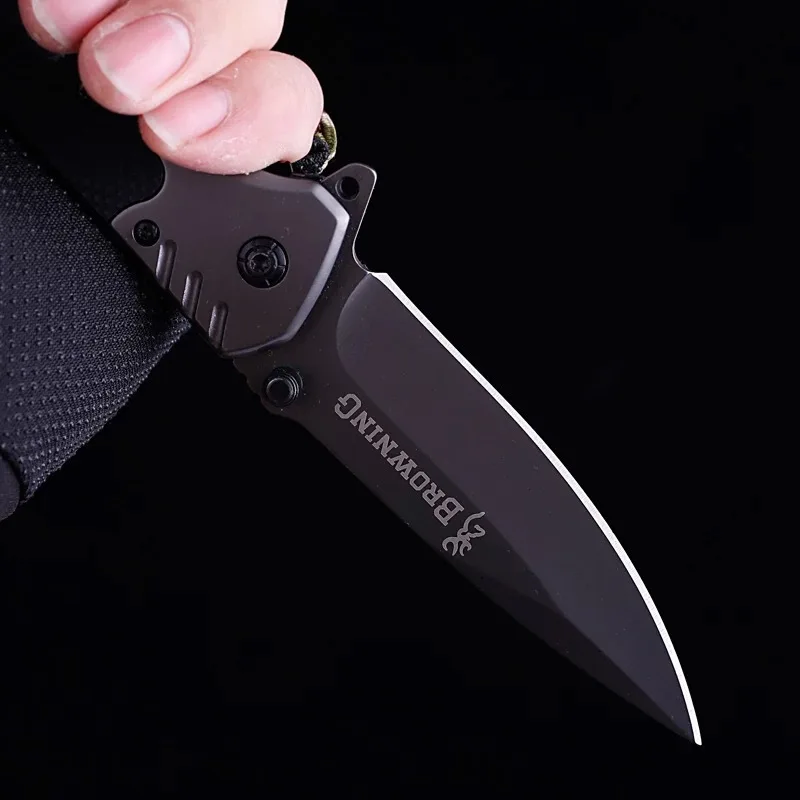 Складной нож Browning с наружным инструментом кемпинга выживания высокой твердости Швейцарский Многофункциональный армейский нож дикий нож выживания