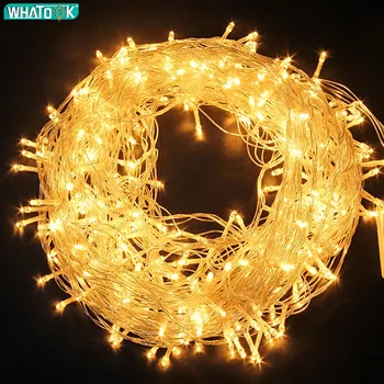 

110V LED Fairy Light Christmas Outdoor String Lights Garland 10M 20M 30M 50M Waterproof Wedding Party Tree Holiday Light US Plug