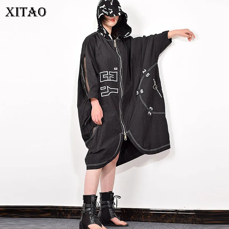 XITAO Трендовое полое Стеганое пальто для женщин нестандартного размера плюс