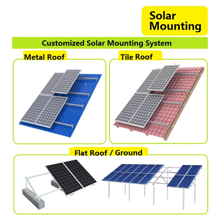 complete use household 1kw 2kw 3kw off grid system solar panel system
